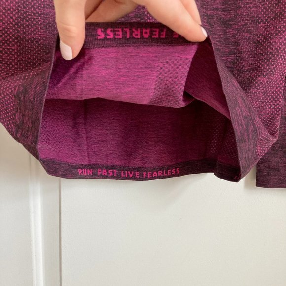 Nike Dri Fit Knit Half Zip running pullover in "Vivid Pink Heather" S - Picture 4 of 11